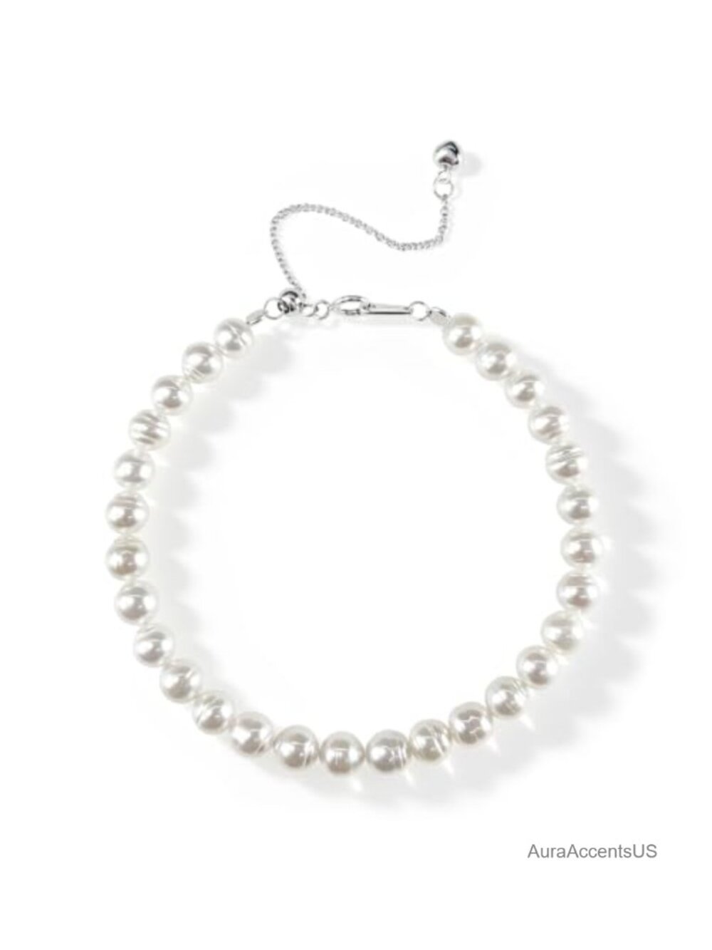 Freshwater Pearl Bracelet for Women, Baroque Rice Pearl Design Bracelet